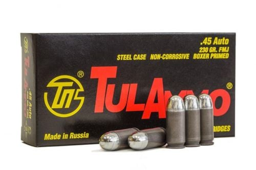 Tulammo .45 ACP 230 gr Full Metal Jacket 50rd box