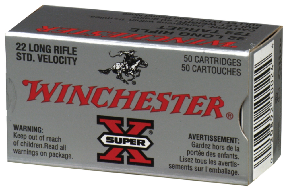 Winchester .22 LR Super X Standard Velocity 40 Grain Lead Rou