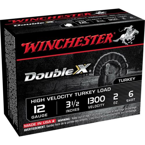 Winchester Double X High Velocity 12Ga 3 1/2 2oz #6 Copper 10rd box