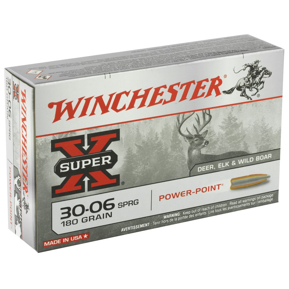 Winchester Super-X 30-06 Springfield 180 Grain Power-Point 20rd box