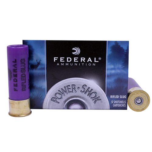 Federal Power Shok 16ga  2 3/4  7/8 oz   Rifled Slug 5rd box