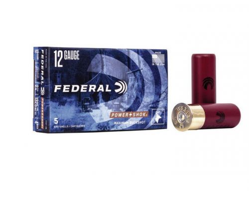 Federal 12 Ga. 2 3/4 27 Pel. #4 Lead Buckshot