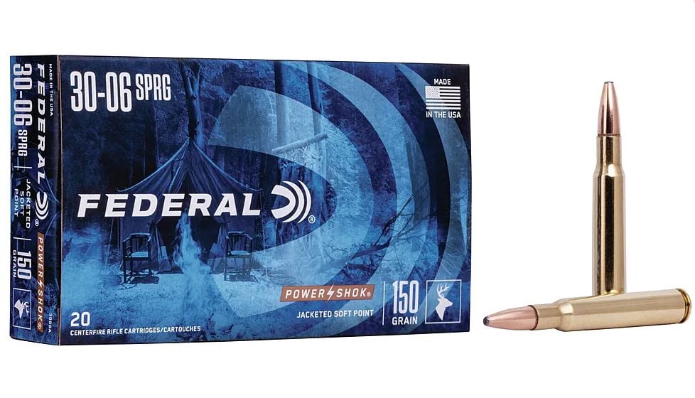 Federal Power-Shok 30-06 Springfield Soft Point 150gr 20rd box