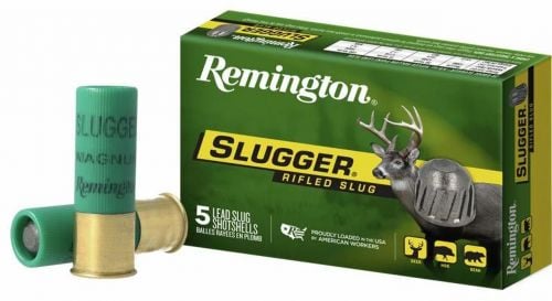 Remington Slugger 12 Ga. Shotshells, 2 3/4, 1 oz, Lead Slug, 5rd Box