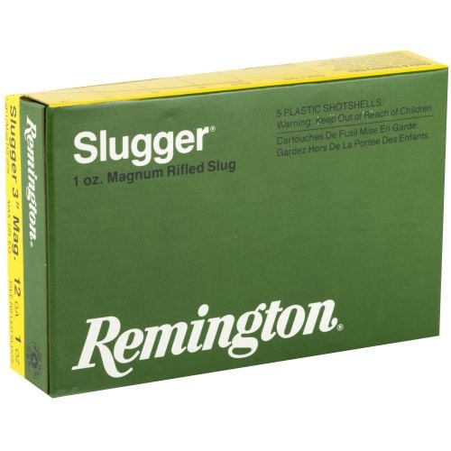 Remington Slugger Rifled Slug 12 ga 3 MAX 1 oz Slug 1760 fps 5/ct
