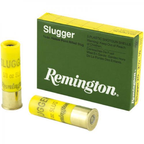 Remington SP20RS Slugger Rifled Slugs 20 GA 2.75 Slug 5rd box