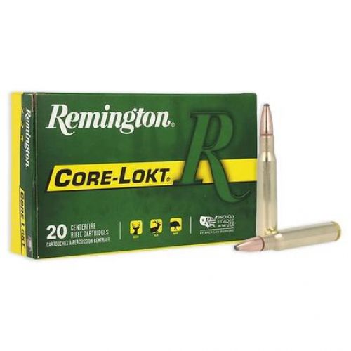Remington Core-Lokt Ammo 30-06 Springfield Jacketed Soft Point 125gr 20 Round Box