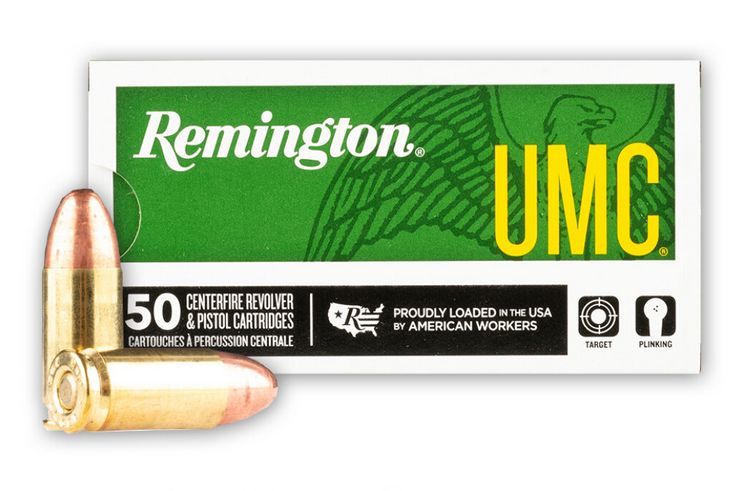 Remington 9MM Luger 115 Grain Metal Case