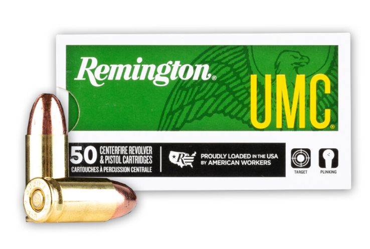 Remington 9MM Luger 124 Grain Metal Case