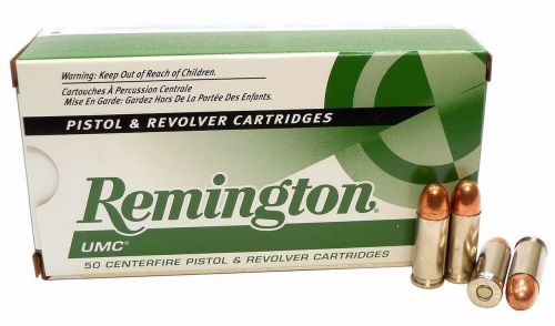 Remington UMC Full Metal Jacket 38 Super +P Ammo 50 Round Box