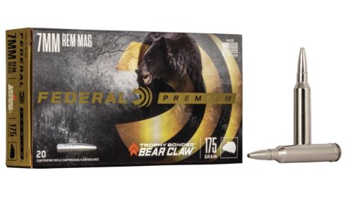 Federal Vital-Shok Trophy Bonded Bear Claw 20RD 175gr 7mm Rem Magnum
