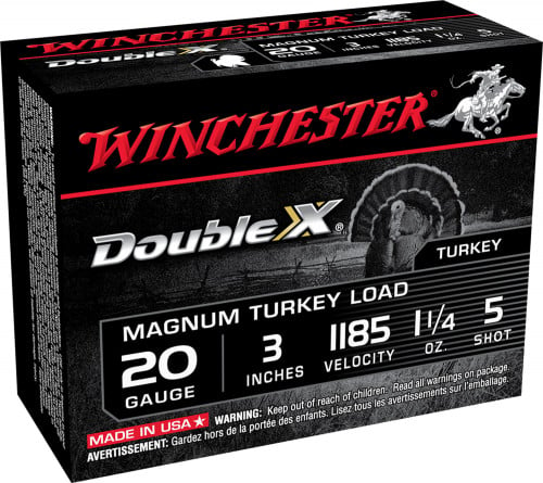 Winchester Supreme XX Magnum Turkey Ammo 20 GA 3 1 1/4 oz  #5 shot   10rd box