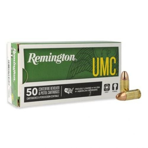 Remington UMC Full Metal Jacket 9mm Ammo 50 Round Box