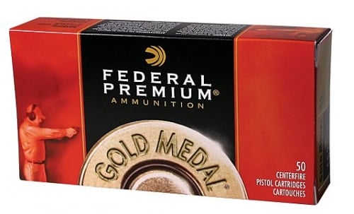 Federal Gold Medal Full Metal Jacket Match 50RD 230gr 45 Auto