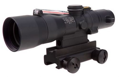 Trijicon 3x30 Compact ACOG Scope, Dual Illuminated Red Chevron .223/62gr. Ballistic Reticle w/ Colt Knob Thumbscrew Mount