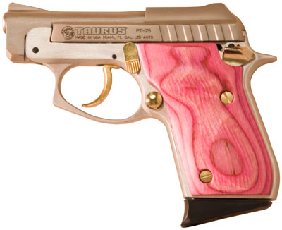 Taurus M25 .25 ACP NK PNKLAM/GLD