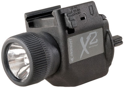 Insight MTV700A1 X2/X2L LED Weapon Light 3 Volts from (1) CR2 Black