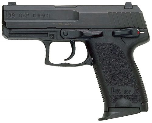 Heckler & Koch H&K USP Compact V7 LEM 45 ACP 3.78 8+1 (2) Black Blued Steel Slide Black Polymer Grip