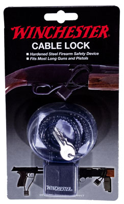 DAC 363035 Winchester Steel Cable Lock 15 Black