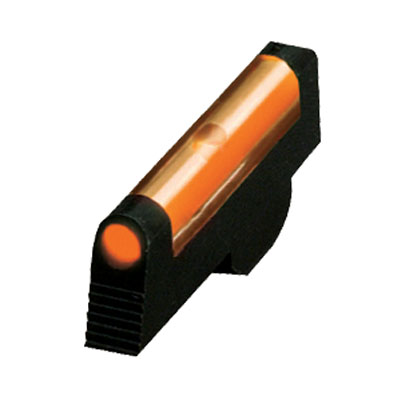 Hi-Viz Pinned S&W Revolver 2.5 Inch or Longer Barrel Front Orange Fiber Optic Handgun Sight