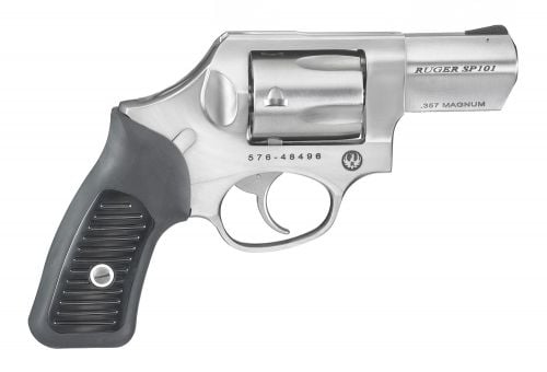 Ruger SP101 Revolver, 357 Magnum, 2.25 Barrel, Stainless Steel, Small Frame, 5 Rounds