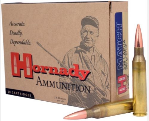 Hornady Match 338 Lapua Magnum Boat Tail Hollow Poin