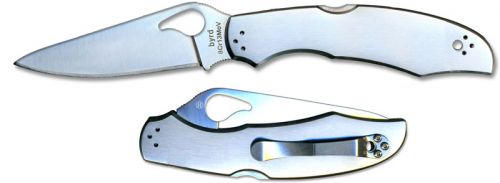 Spyderco By03 Byrd Cara Cara Stainless Drop Point Bla