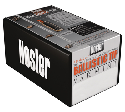 Ballistic Tip Varmint Bullets .224 Diameter 55 Grain Spitzer 100