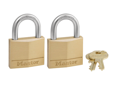 Solid Body Padlocks 2 Pack