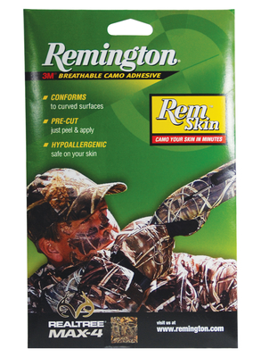 Rem Skin Peel-and-Stick Camouflage For Your Face Realtree Max-4