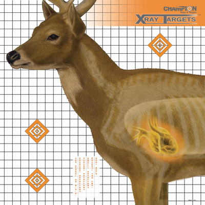 Deer X-Ray Target 6 Per Pack