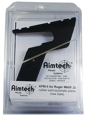 Semi-Auto Pistol Scope Mount Ruger MK I/II .22 Caliber New Style
