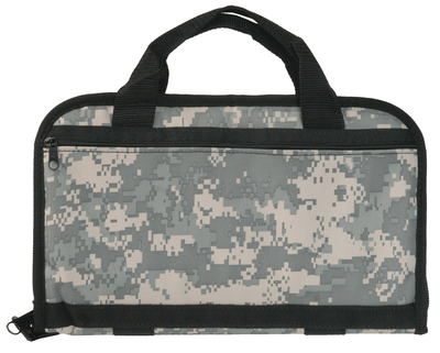Tactical Pistol Case With Inter Pockets Digital Camouflage Heavy