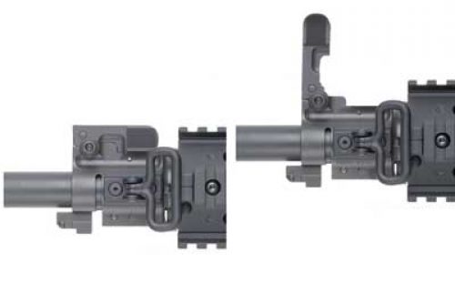 Tactical Modular Flip-Up Bolt-On Front Sight With Gas Block for