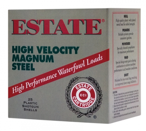 Estate High Velocity 12 Gauge 3 Inch 1425 FPS 1.25 Ounce 2 Steel