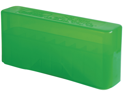 J-20 Slip-Top Boxes .22-250/.243/6PPC Clear Green