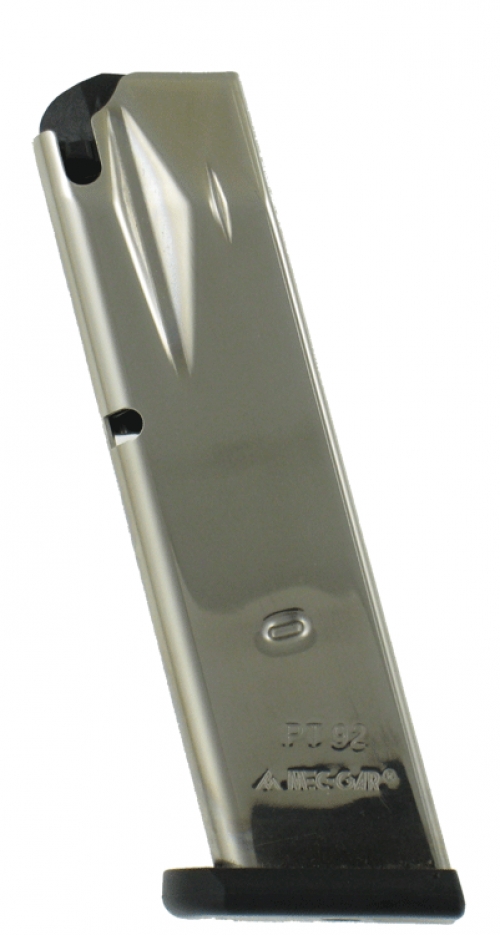 Mec-Gar MGPT9215 Taurus PT92/99 Magazine 15RD 9mm Nickel