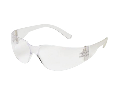 Mini Intruder Shooting Glasses Clear Frame Clear-Hardcoated Lens