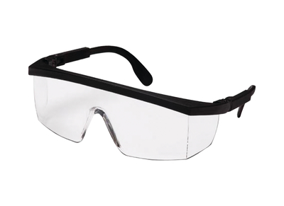 Integra Shooting Glasses Black Frame Clear Lens