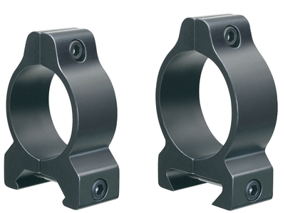 Aluminum Vertical Split Ring .22 Caliber Medium Matte