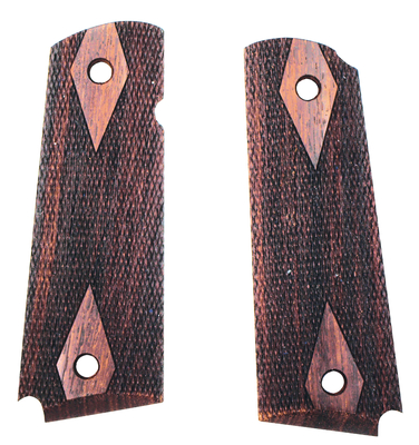 Wood Grip Panel Colt Government 1911 Reproduction Models Rosewood