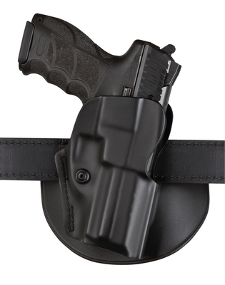 Model 5198 Open Top Concealment Clip Holster With Detent For Glock 17/22 STX Plain Black Right Hand