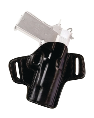 Open Top Leather Belt Holster Springfield XD .40/9mm Right Hand Black