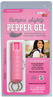 Campus Safety Pepper Gel .54 Ounce Pink