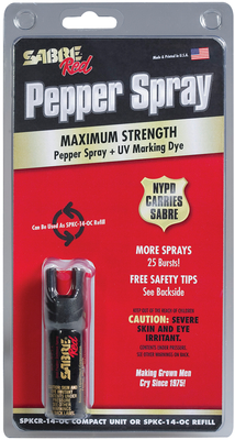 Keychain Case Pocket Pepper Spray Refill Canister .54 Ounce Black