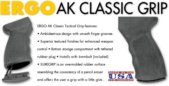 ERGO SUREGRIP AK PISTOL CLASSIC BLACK