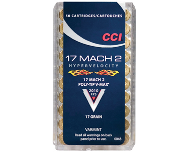 CCI 17HM2 MACH II 17GR VMAX