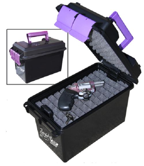 MTM HANDGUN CONCEAL CARRY CASE PURPLE