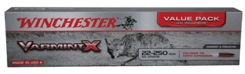 Winchester VARMINT X 22-250 55GR POLY TIP 40/5