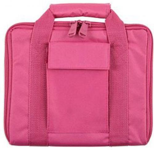 BD CASE NYLON 11 X 9 LOCKING ZIPPER PINK